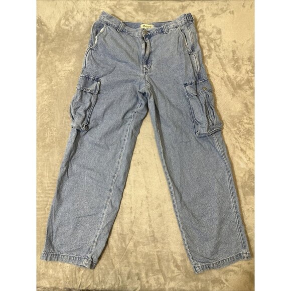 Madewell Denim - Women’s Madewell Low Slung Cargo Pants Light Wash Size 29